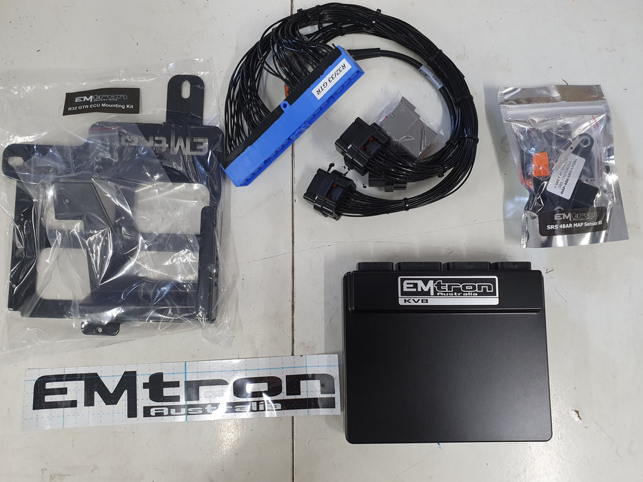 EMTRON R32-R33-R34GTR KV8 PREMIUM PLUGIN ECU KIT