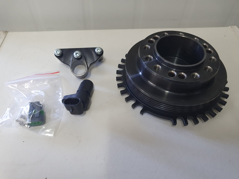 Billet Rb26 36-2 tooth ATI Balancer crank trigger kit with Hub