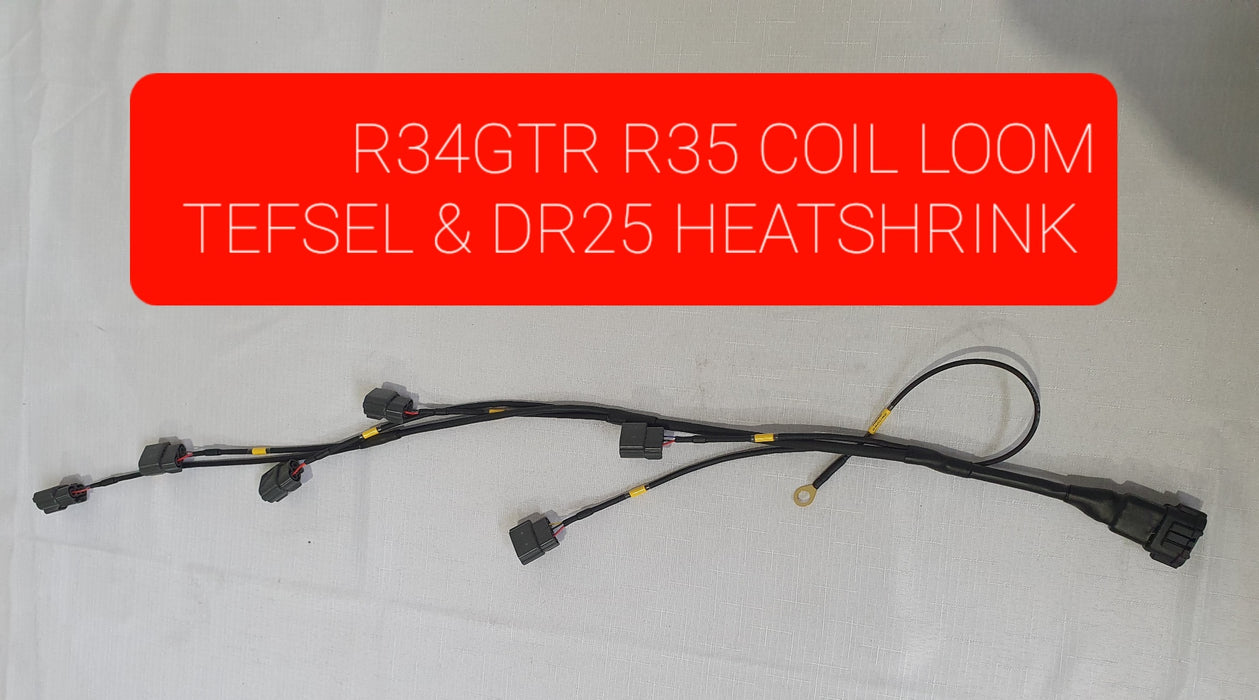 PREMIUM R34 GTR PlugIn Coil Pack Loom for R35GTR coils