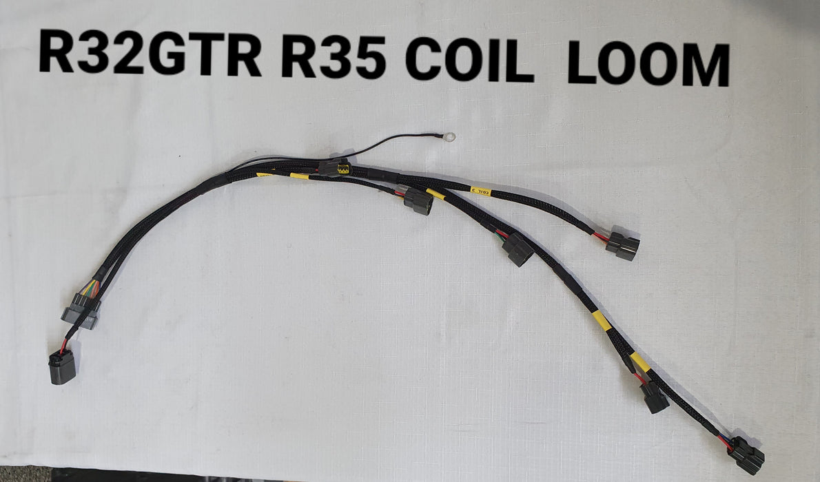 Rb26 RB25 S1   Plug In Coil Pack Loom for R35GTR coils