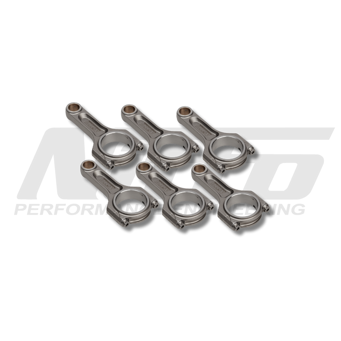 RB26 I-BEAM WIDE JOURNAL V2 DESIGN WITH CHE BUSHES & 7/16" BOLTS 121.5MM