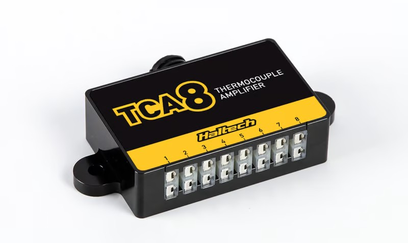 TCA-8 (4+4) Eight Channel Thermocouple Amplifier Programmed as TCA-4A and TCA-4BHT-059908