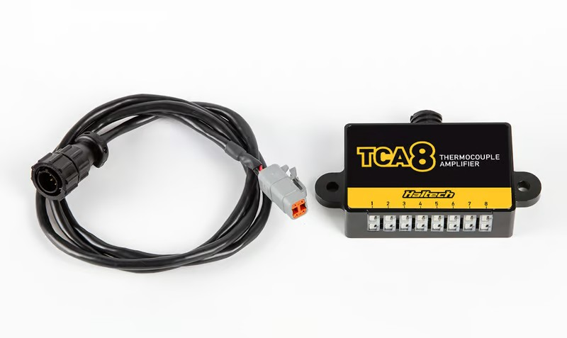 TCA-8 (4+4) Eight Channel Thermocouple Amplifier Programmed as TCA-4A and TCA-4BHT-059908