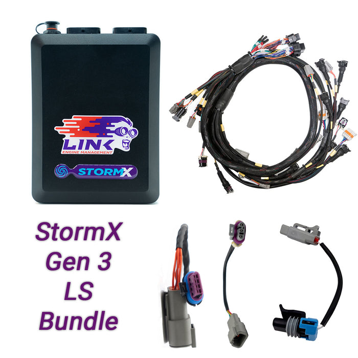 Gen3 LS Cable Throttle Bundle: G4X StormX ECU + LS Engine Harness bundle 108-9005B