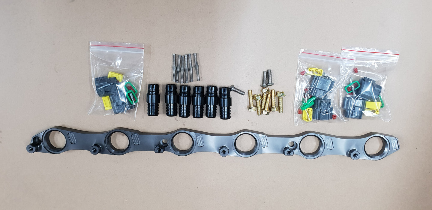 Toyota 1JZ - 2JZ - 2JZ vvti billet r35 coil bracket kit with connector kits