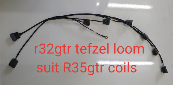 PREMIUM  R32 GTR PlugIn Coil Pack Loom for R35GTR coils