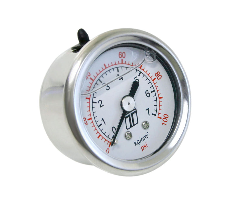 TurboSmart FPR Gauge 0-100psi - Liquid Filled